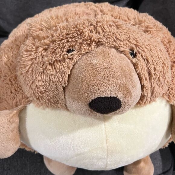 BROWN HONEYBEAR SQUISHABLE RETIRED STUFFED ANIMAL PLUSH HUGGABLE PILLOW - Picture 3 of 7